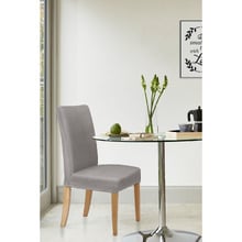 1 Seater Faux Suede Dining Chair Covers Only (Set of 6)